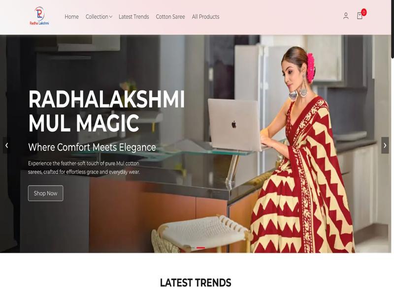 Elegant Saree Boutique Screenshot